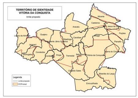 Municípios baianos terão novos limites territoriais na região de Vitória da Conquista 