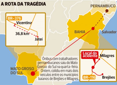 Acidente na BR-116: motorista continua foragido